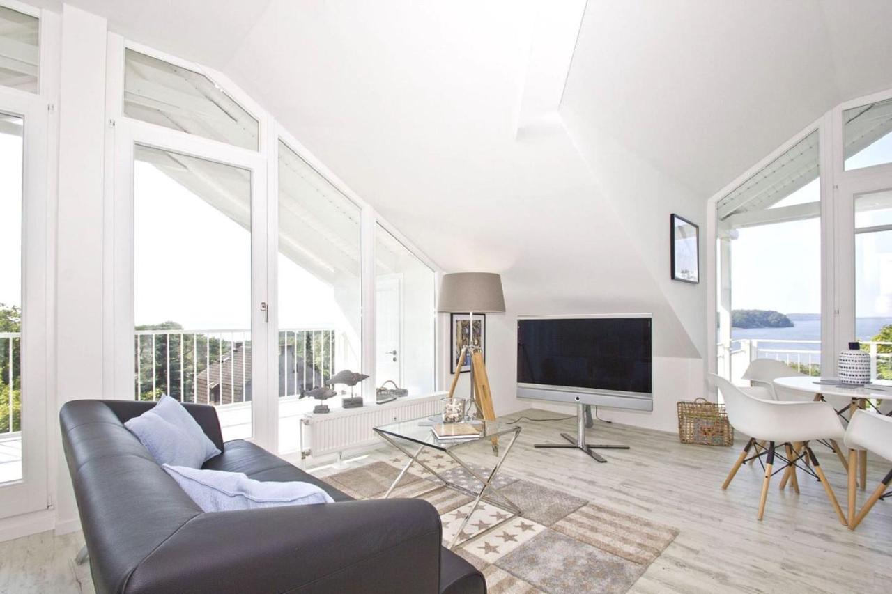 Moderne Ferienwohnung Mit Balkon, Meerblick - Ferienresidenz Zwei Boddenfewo 1-5 Lietzow Kültér fotó